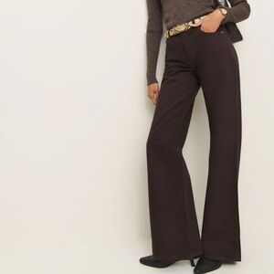 Reformation Cary Low Rise Slouchy Wide Leg Jeans Brown - Size 23